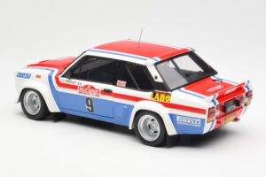 Fiat 131 Abarth Fiat France #9 J-C. Andruet / C. Delferrier Winner Rally Sanremo 1977 Kyosho 1:18 08375A Метал — снимка 7 от 8