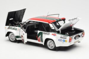 Fiat 131 Abarth #3 M. Alen / I. Kivimaki Winner Rally 1000 Lakes 1980 Kyosho 1:18 08376H Метал — снимка 5 от 8