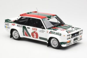 Fiat 131 Abarth #3 M. Alen / I. Kivimaki Winner Rally 1000 Lakes 1980 Kyosho 1:18 08376H Метал — снимка 6 от 8
