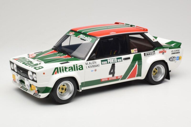 Fiat 131 Abarth #5 M. Alen / I. Kivimaki Rally Portugal 1978 Otto 1:12 G093 Смола