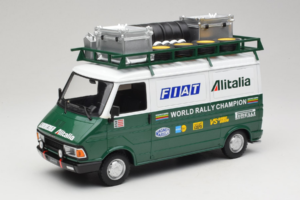 Fiat 242 Alitalia Rally Team Assistance With Trailer 1978 IXO 1:18 18CMC027WX Метал — снимка 2 от 7