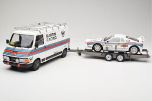 Fiat 242 & Lancia 037 Group B #1 W. Rohrl / C. Geistdorfer Rally Monte Carlo 1983 Otto 1:18 OT360 Смола — снимка 7 от 7