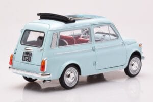 Fiat 500 Giardiniera Acquamarina Син Norev 1:18 187742 Метал — снимка 3 от 7