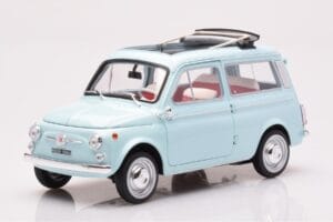 Fiat 500 Giardiniera Acquamarina Син Norev 1:18 187742 Метал