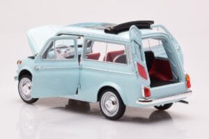 Fiat 500 Giardiniera Acquamarina Син Norev 1:18 187742 Метал — снимка 5 от 7