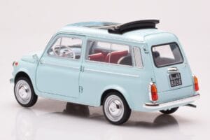 Fiat 500 Giardiniera Acquamarina Син Norev 1:18 187742 Метал — снимка 7 от 7