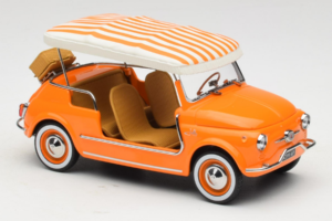 Fiat 500 Jolly Оранжев Norev 1:18 187791 Метал — снимка 4 от 6