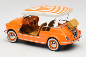 Fiat 500 Jolly Оранжев Norev 1:18 187791 Метал — снимка 5 от 6