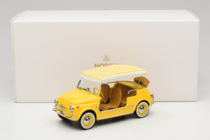 Fiat 500 Jolly Жълт Norev 1:18 187790 Метал — снимка 6 от 6