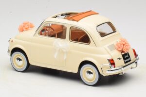 Fiat 500 L Слонова Кост Wedding Gift Norev 1:18 187780 Метал — снимка 5 от 6