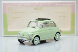 Fiat 500 L Светлозелен Norev 1:18 187773 Метал — снимка 6 от 6