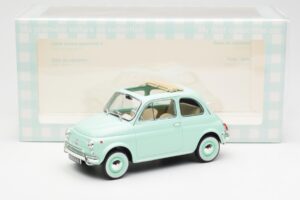 Fiat 500L Пастелно Синьо Norev 1:18 187777 Метал — снимка 6 от 6