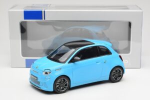 Abarth 500e Синьо IXO 1:18 MCG18499 Метал — снимка 6 от 6