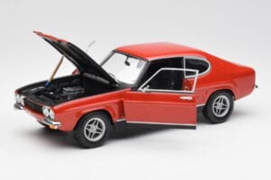 Ford Capri Mk1 2600 RS Червено-Черен Minichamps 1:18 180089071 Метал — снимка 2 от 8