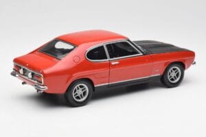 Ford Capri Mk1 2600 RS Червено-Черен Minichamps 1:18 180089071 Метал — снимка 3 от 8