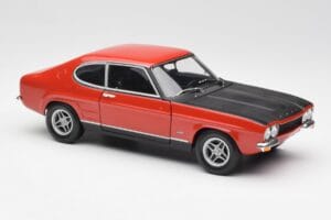 Ford Capri Mk1 2600 RS Червено-Черен Minichamps 1:18 180089071 Метал — снимка 6 от 8