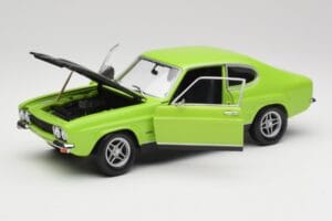 Ford Capri Mk1 RS 2600 Зелено & Черно Minichamps 1:18 150089075 Метал — снимка 2 от 8