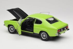 Ford Capri Mk1 RS 2600 Зелено & Черно Minichamps 1:18 150089075 Метал — снимка 5 от 8