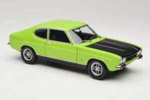 Ford Capri Mk1 RS 2600 Зелено & Черно Minichamps 1:18 150089075 Метал — снимка 6 от 8