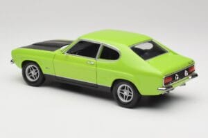 Ford Capri Mk1 RS 2600 Зелено & Черно Minichamps 1:18 150089075 Метал — снимка 7 от 8