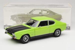 Ford Capri Mk1 RS 2600 Зелено & Черно Minichamps 1:18 150089075 Метал — снимка 8 от 8