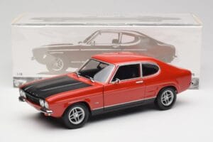 Ford Capri Mk1 RS 2600 Червено & Черно Minichamps 1:18 150089076 Метал — снимка 8 от 8