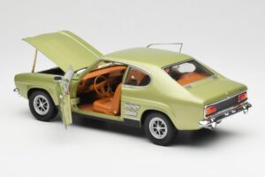 Ford Capri Mk1 Светло Зелен Металик Minichamps 1:18 18008900 Метал — снимка 5 от 8