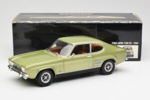 Ford Capri Mk1 Светло Зелен Металик Minichamps 1:18 18008900 Метал — снимка 8 от 8