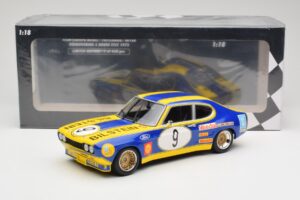 Ford Capri Mk1 RS 2600 #9 K. Fritzinger / H. Heyer Team Europa Möbel 6 Hours of Nürburgring ETCC 1973 Minichamps 1:18 1557385 — снимка 6 от 6