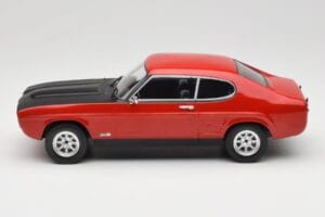 Ford Capri Mk1 RS 2600 Червен с Черен Капак MCG 1:18 MCG18538 Метал — снимка 3 от 6