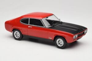 Ford Capri Mk1 RS 2600 Червен с Черен Капак MCG 1:18 MCG18538 Метал — снимка 4 от 6