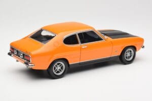 Ford Capri Mk1 RS 2600 Signal Orange Черен Minichamps 1:18 150089077 Метал — снимка 3 от 8