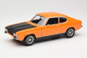 Ford Capri Mk1 RS 2600 Signal Orange Черен Minichamps 1:18 150089077 Метал