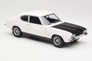 Ford Capri Mk1 RS 2600 Бял Черен Minichamps 1:18 150089078 Метал — снимка 6 от 8