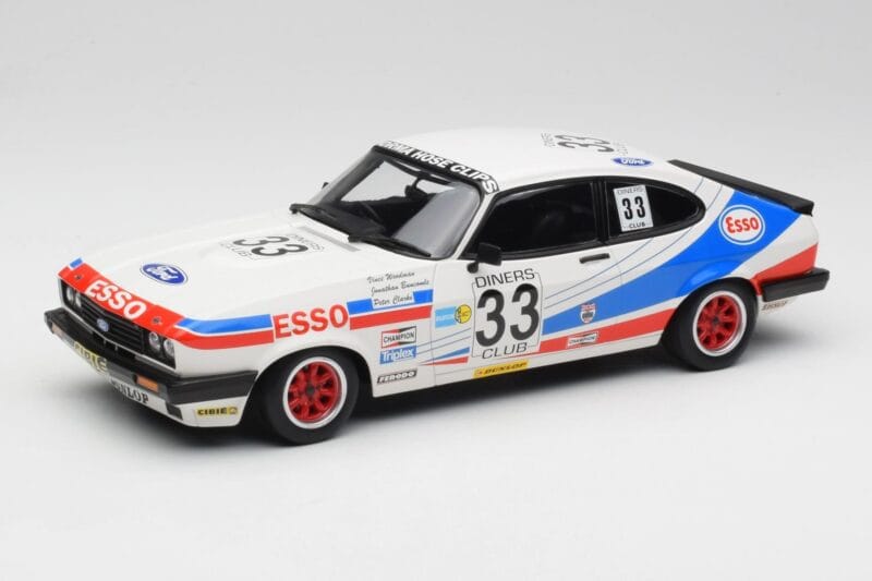 Ford Capri Mk2 3.0S #33 V. Woodman / C. Buncombe V M Woodman 3rd Place 24 Hours of Spa 1981 Minichamps 1:18 155818633 Метал
