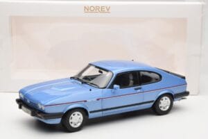 Ford Capri Mk3 2.8 Injection Paris Blue Norev 1:18 182764 Метал — снимка 8 от 8