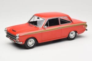 Ford Cortina Lotus Red & Gold Stripe MCG 1:18 MCG18532 Метал