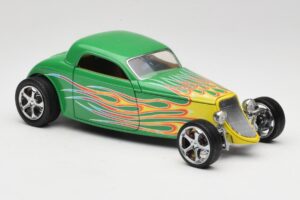 Ford Coupe Зелен с Огън Road Signature 1:18 30109 Метал — снимка 6 от 8