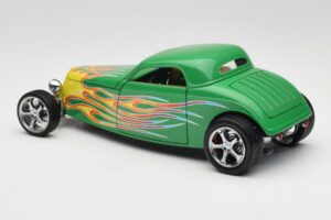 Ford Coupe Зелен с Огън Road Signature 1:18 30109 Метал — снимка 7 от 8