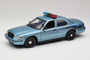 Ford Crown Victoria Police Cruiser Twilight Blue Greenlight 1:18 1643 Метал