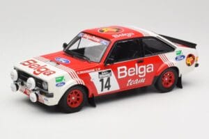 Ford Escort Mk2 RS 1800 #14 Droogmans / Joosten Belga 3rd Place Lotto Haspengouw Rally 1983 Minichamps 1:18 155838714 Метал