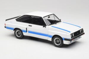 Ford Escort Mk2 RS 2000 X-Pack Diamond Бял & Синьо Stripe MCG 1:18 MCG18350 Метал — снимка 4 от 6