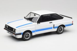 Ford Escort Mk2 RS 2000 X-Pack Diamond Бял & Синьо Stripe MCG 1:18 MCG18350 Метал