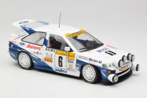 Ford Escort RS Cosworth Mobil 1 #6 F. Delecour / D. Grataloup Rally Monte Carlo Night Version Winner 1994 UT Models 1:18 3945 — снимка 6 от 8