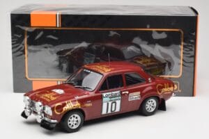 Ford Escort RS 1600 Mk1 #10 H. Mikkola / J. Davenport RAC Rally 1974 IXO 1:18 18RMC047C Метал — снимка 6 от 6