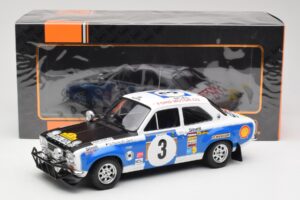 Ford Escort RS 1600 Mk1 #3 V. Preston Jr. / B. Smith Safari Rally 1973 IXO 1:18 18RMC075B Метал — снимка 6 от 6