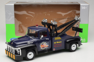 Ford F-100 Репатриращ Автомобил Bob's Towing Welly 1:18 19834-W Метал — снимка 6 от 6
