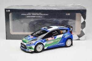 Ford Fiesta WRC #3 J-M. Latvala / M. Anttila Rally Great Britain Winner 2012 Minichamps 1:18 151120803 Метал — снимка 6 от 6