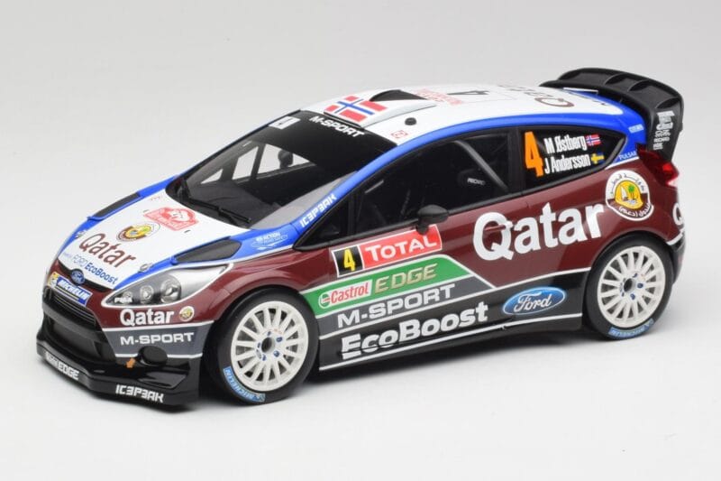 Ford Fiesta WRC #4 M. Ostberg / J. Andersson Rally Monte Carlo 2013 Minichamps 1:18 151130804 Метал