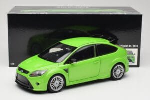 Ford Focus RS Mk2 Green Metallic Minichamps 1:18 100080001 Метал — снимка 8 от 8
